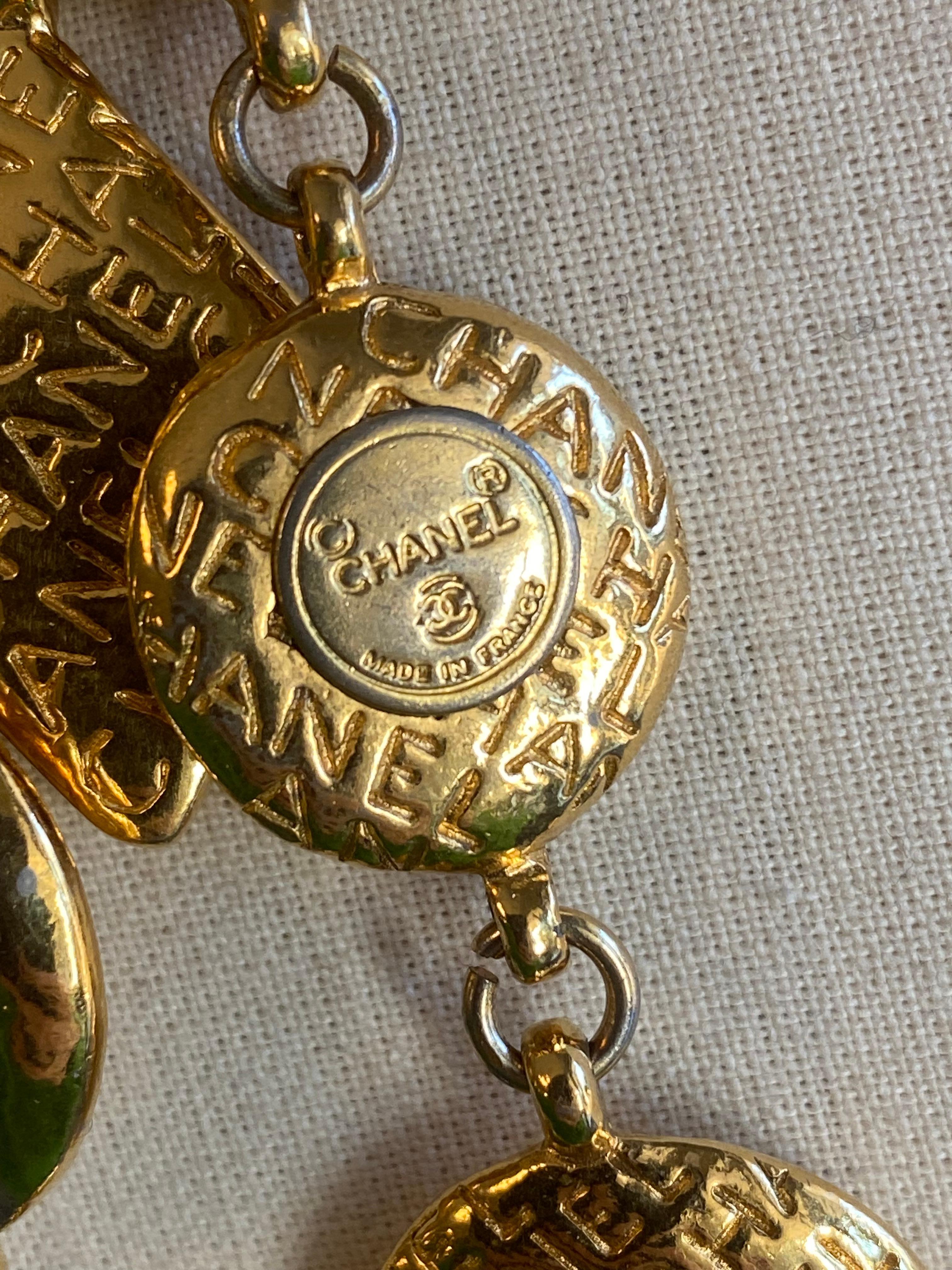 Vintage Chanel 'Madamoiselle' Necklace For Sale 2