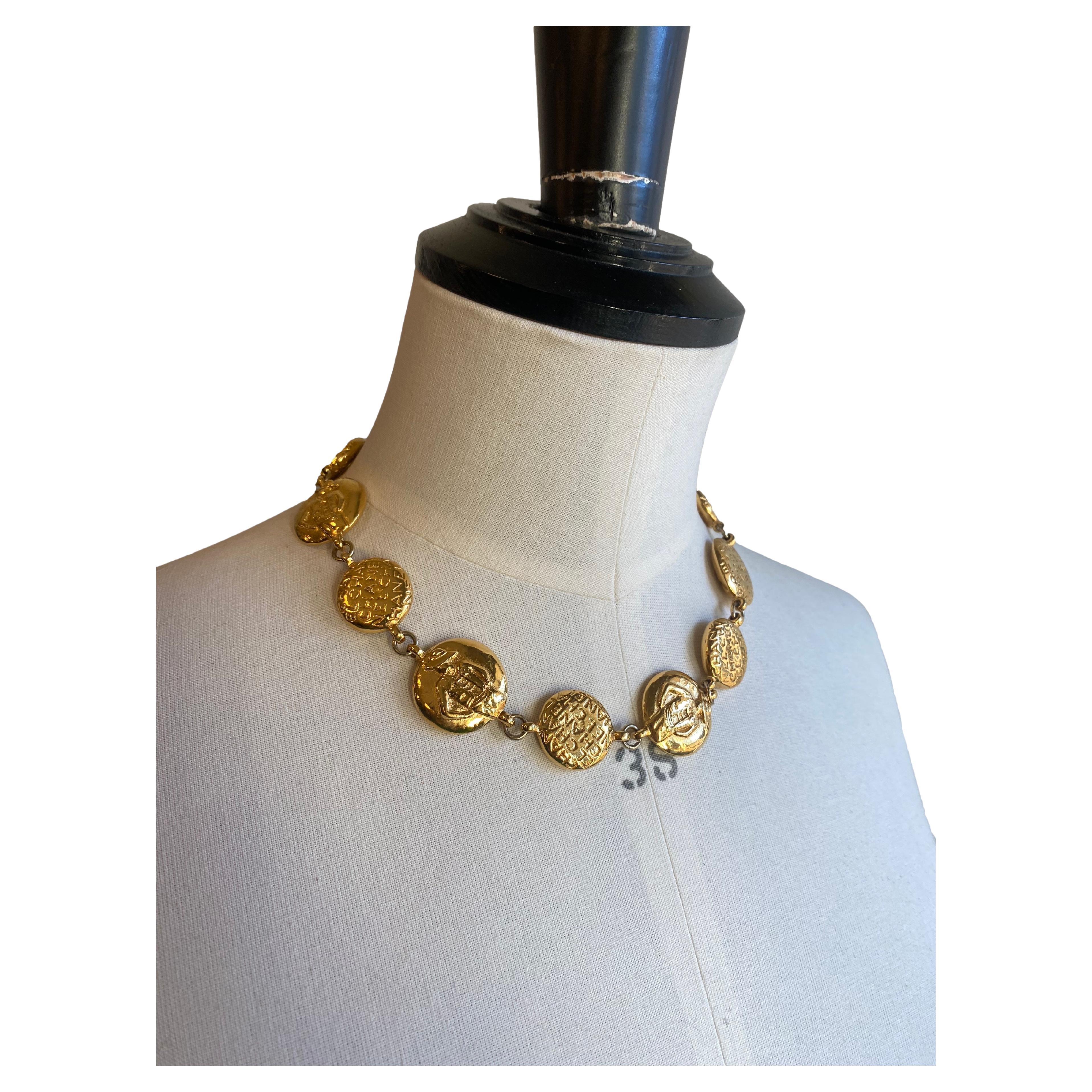 Vintage Chanel 'Madamoiselle' Necklace For Sale