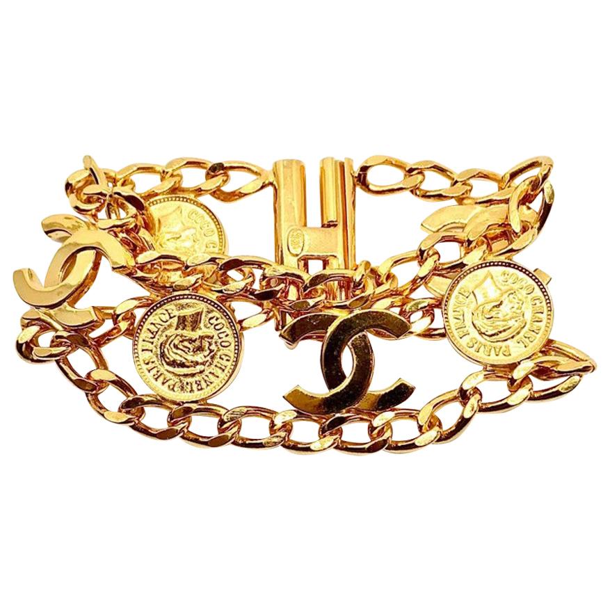 Vintage Chanel Medals Bracelet