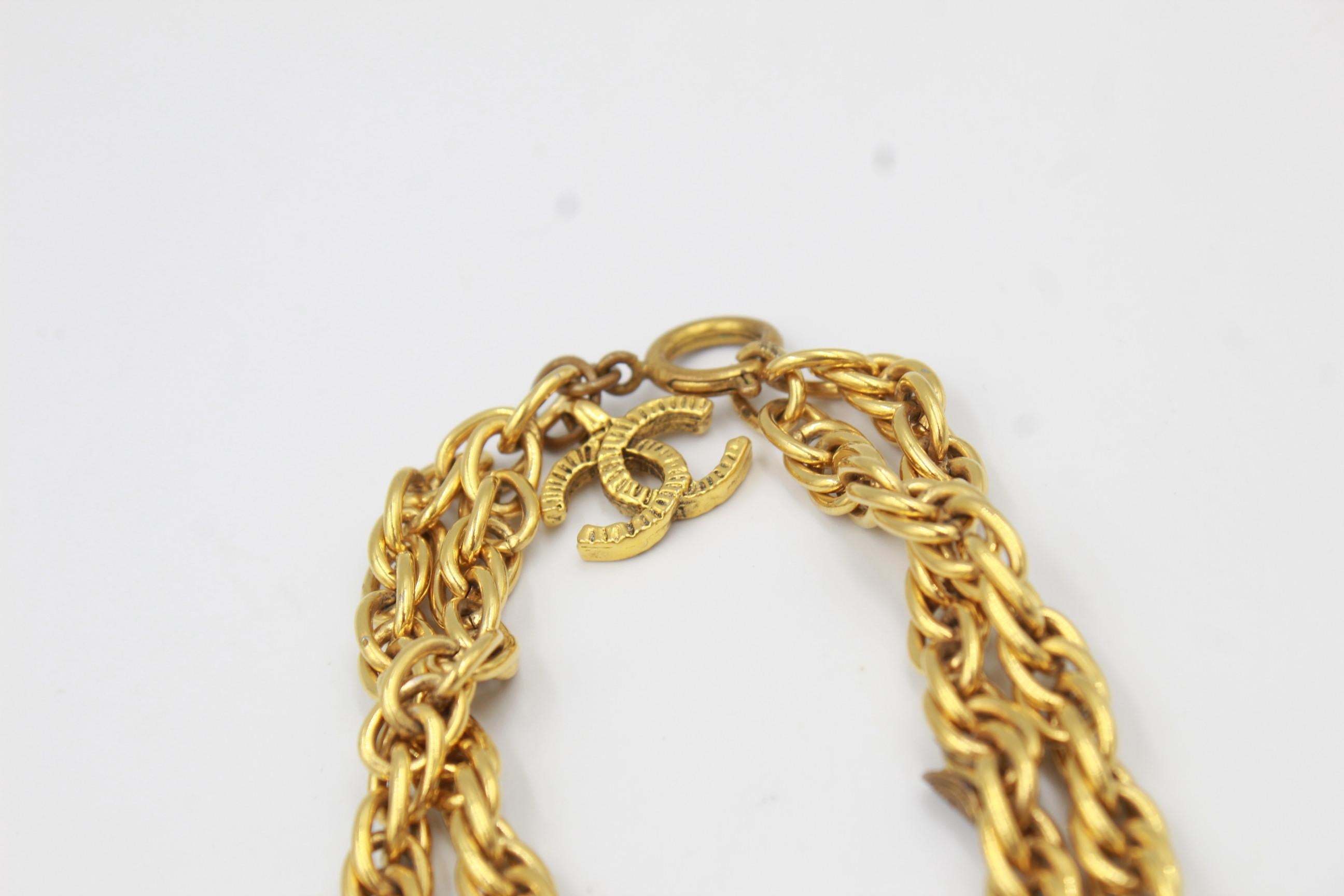 vintage channel necklace