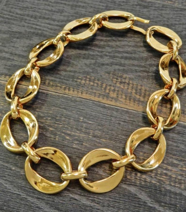 Vintage CHANEL Nicole Richie Chain Link Choker Necklace