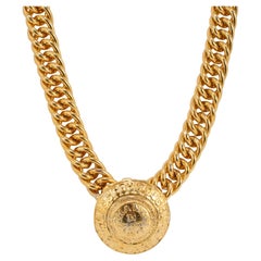 Vintage Chanel Paris Gold Toned 31 Rue Cambon Chain Necklace