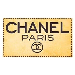 Vintage Chanel Paris Logo Brooch Vintage Chanel Paris Logo Brooch