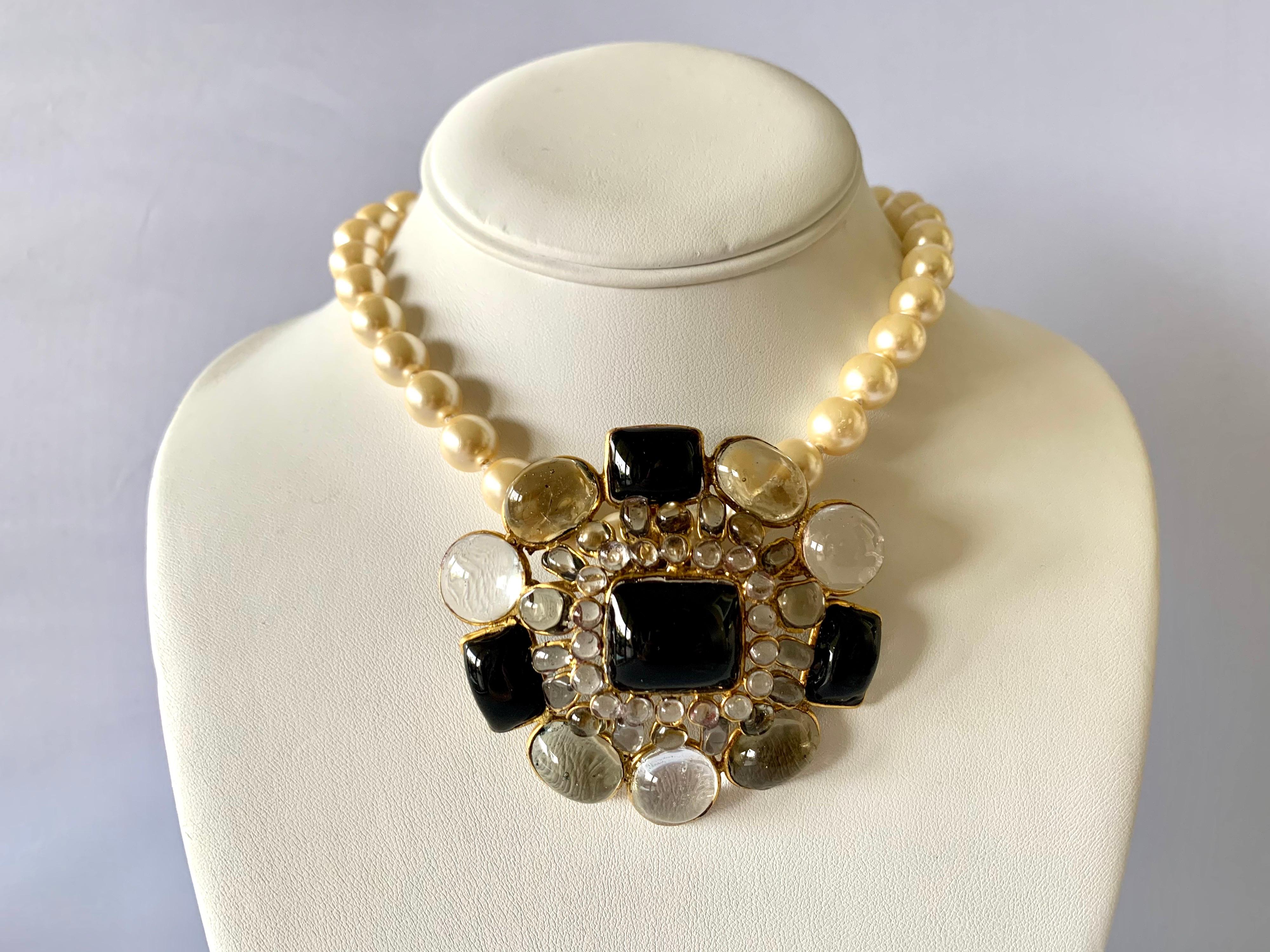 chanel statement necklace