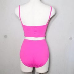 Vintage Chanel pink swimsuit size 40