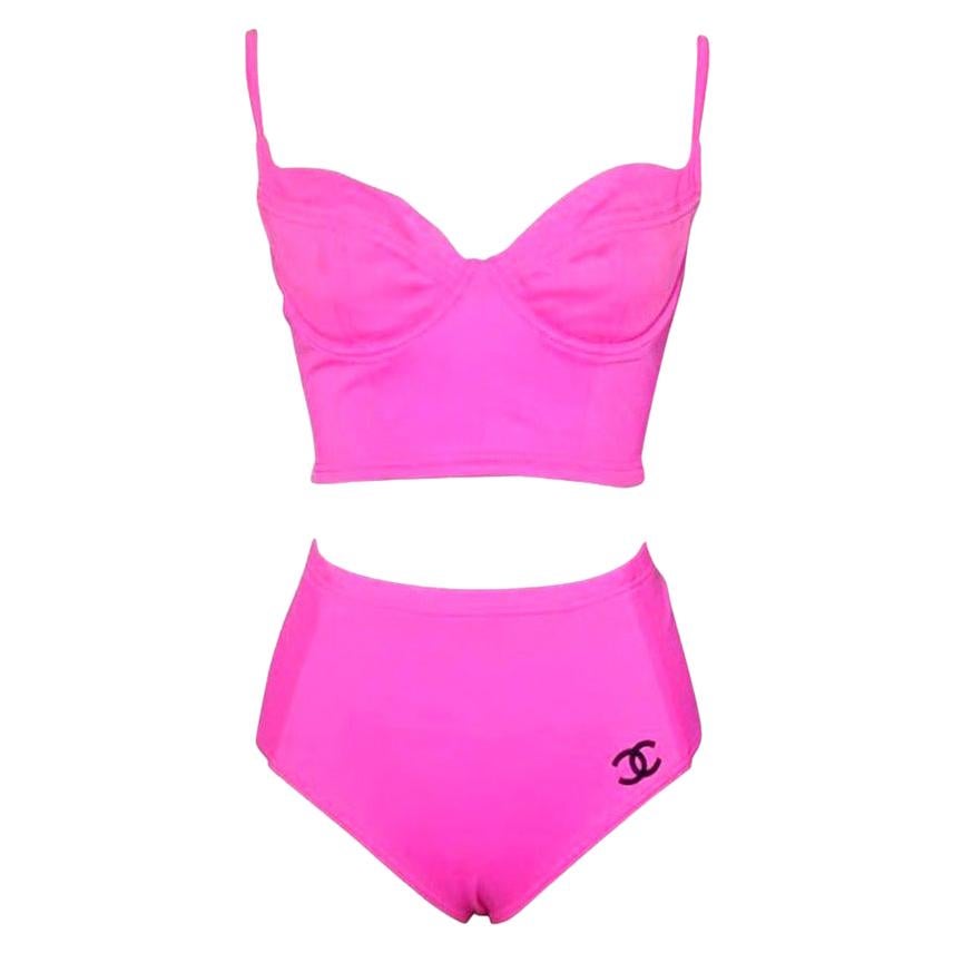 Vintage chanel swimsuit hotsell
