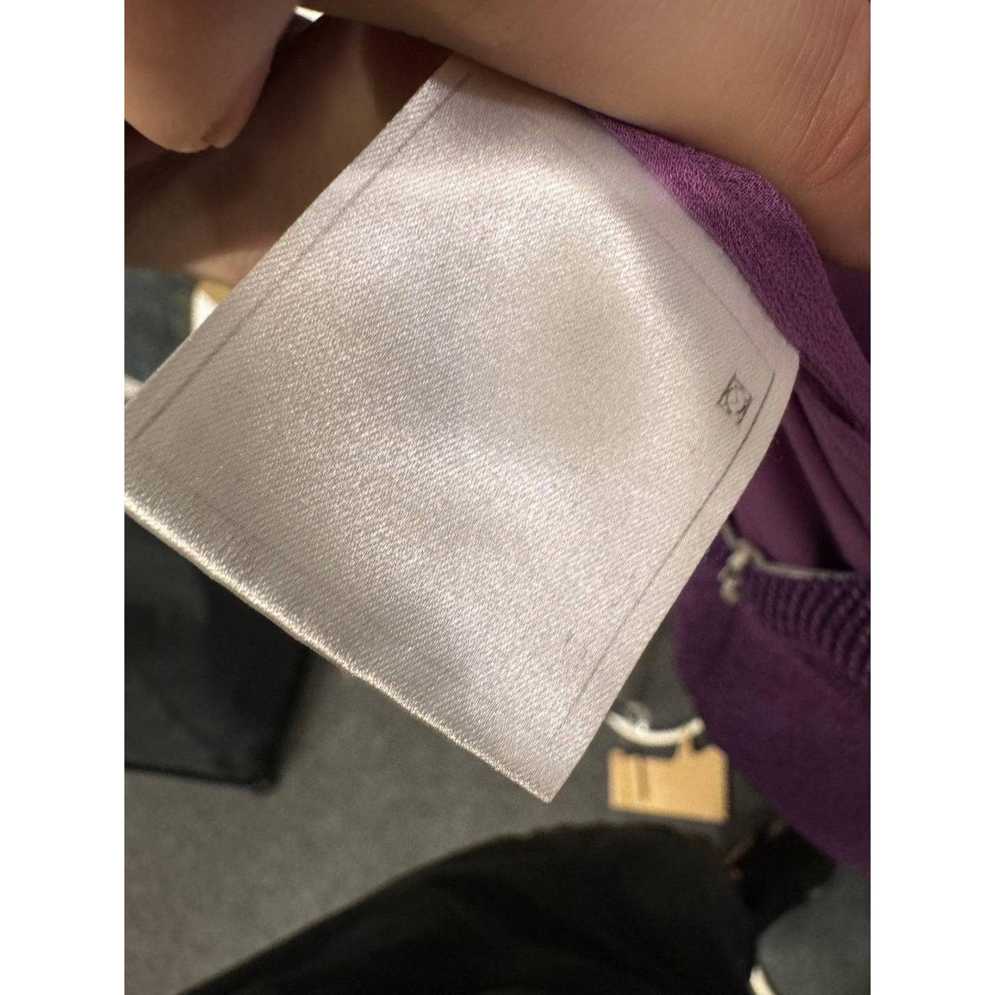 Vintage Chanel Lila A-Linien Kleid - Größe M Damen im Angebot