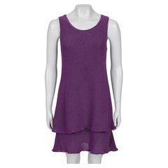 Vintage Chanel Purple A-Line Dress - Size M