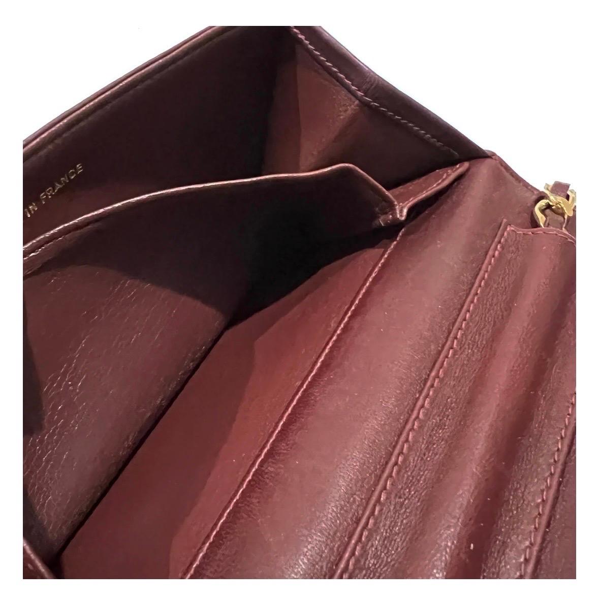 Vintage Chanel Quilted Burgundy Shoulder Bag (1970s/1980s)  5