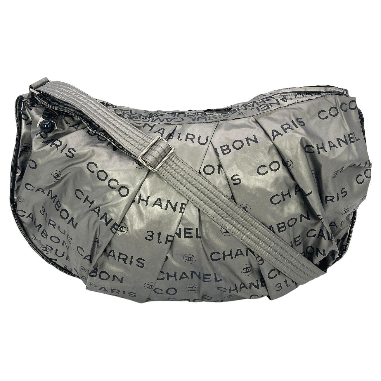 Chanel Black Jumbo With Large CC Logo Bag at 1stDibs  chanel logo on bag,  chanel logo handbag, chanel logo bag