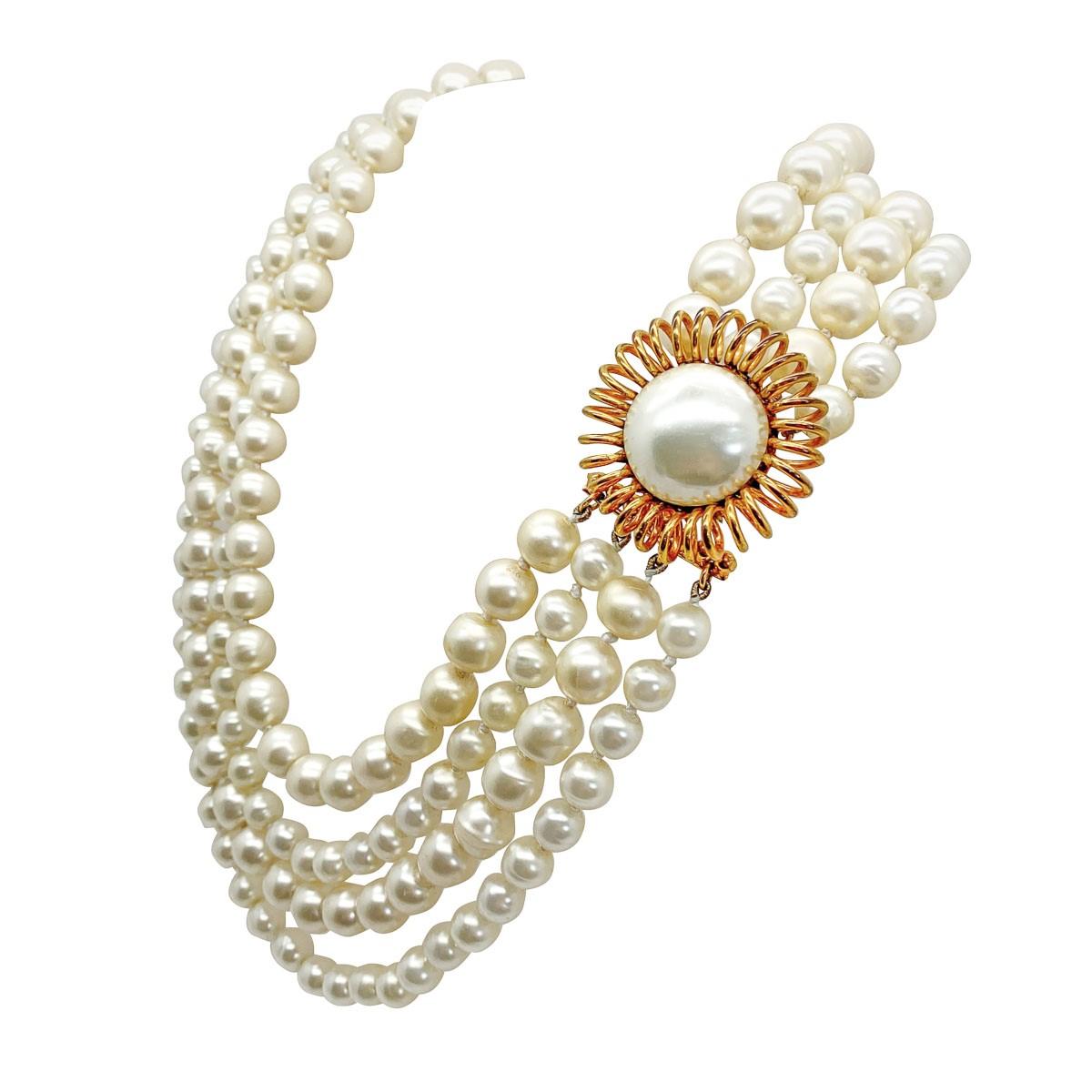 chanel earrings necklace set