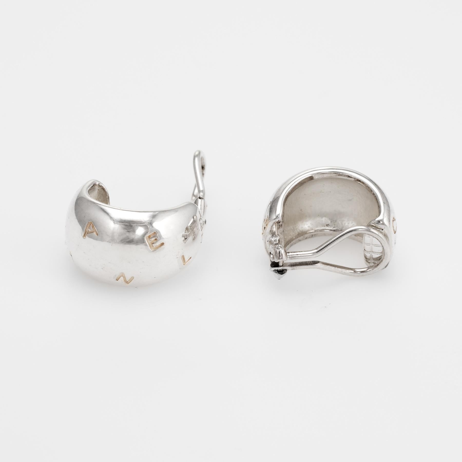 vintage sterling silver clip on earrings