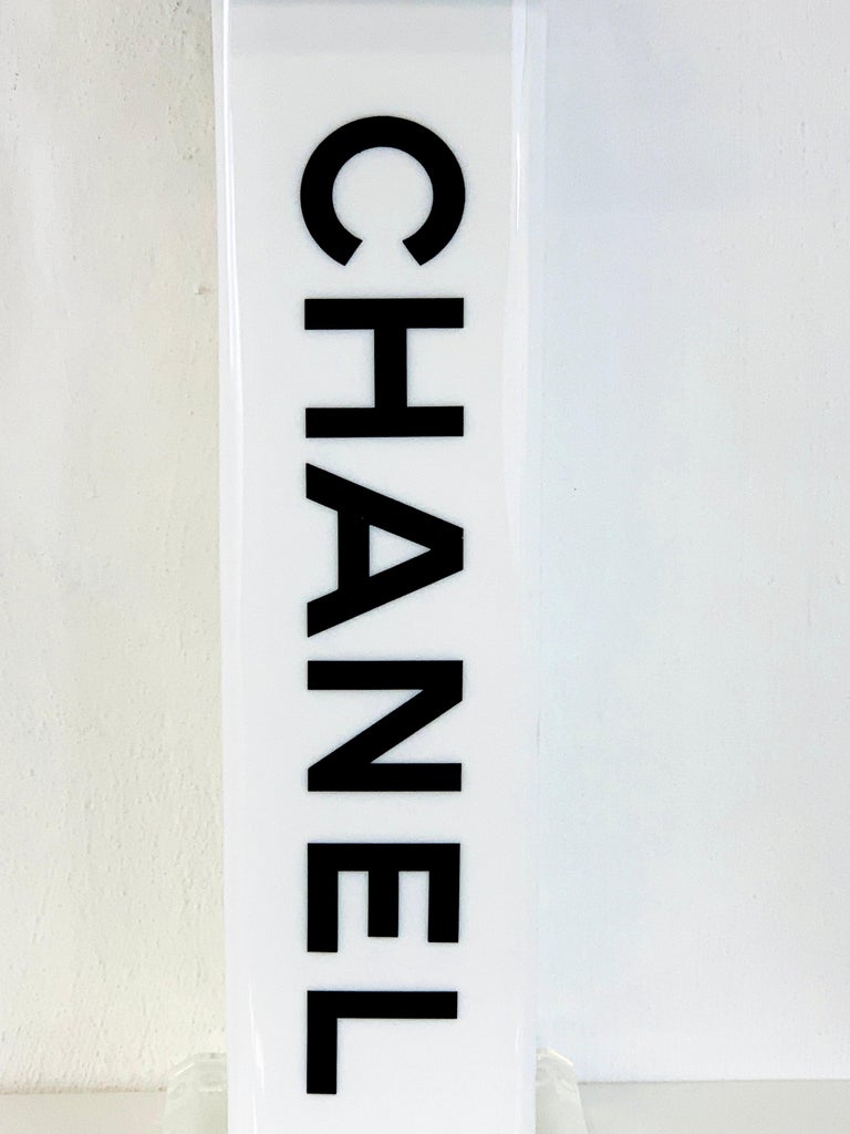 Vintage Chanel Store Display Lucite Lamp For Sale at 1stDibs chanel