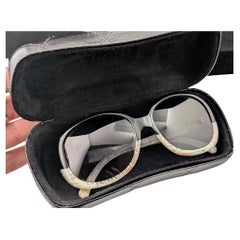 Vintage Chanel Sunglasses, bi colour frames, cased