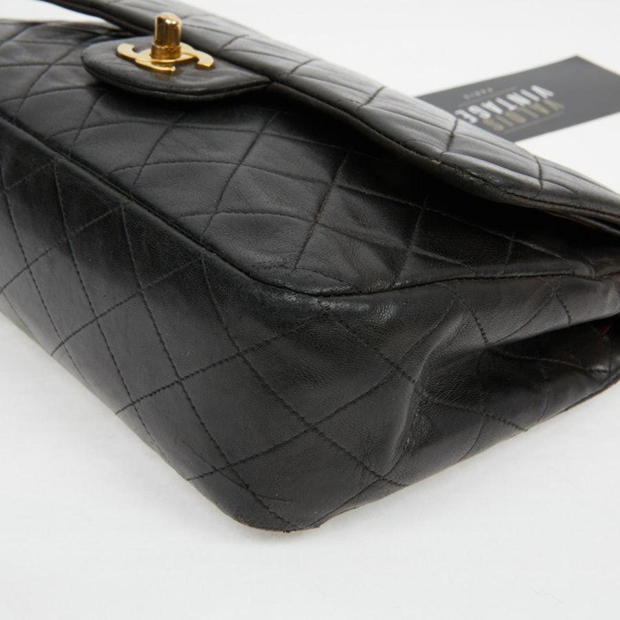 Women's Vintage Chanel Timeless Black Flap Bag