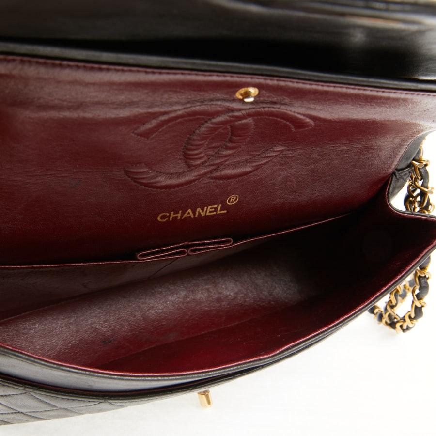 Vintage Chanel Timeless Black Flap Bag 1