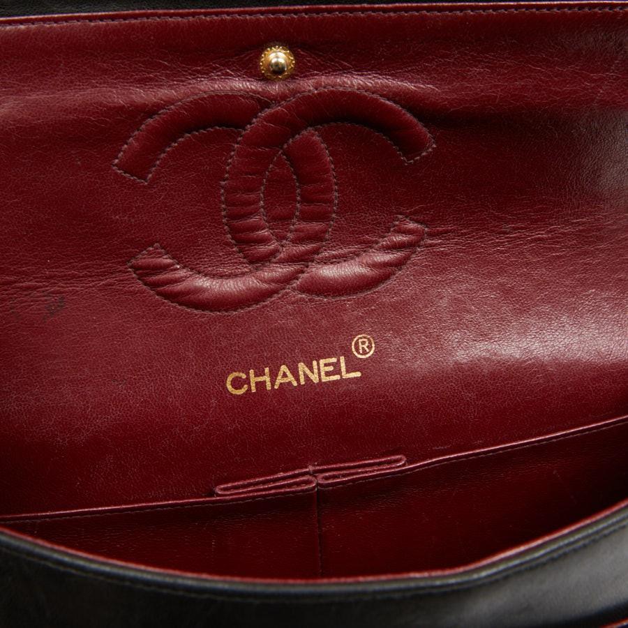 Vintage Chanel Timeless Black Flap Bag 2