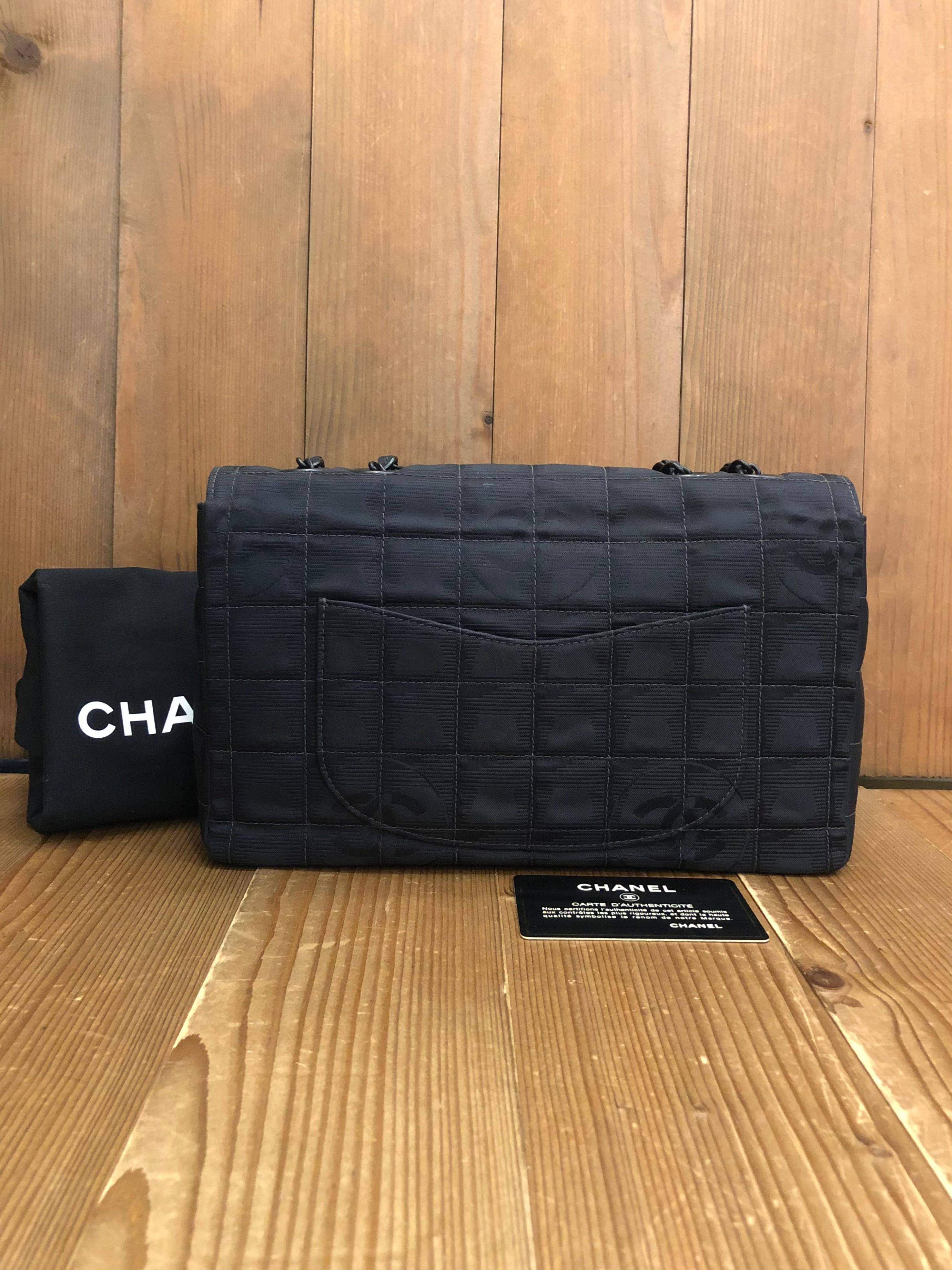chanel travel line flap bag