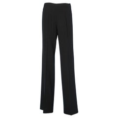 Vintage Chanel trousers in black crepe