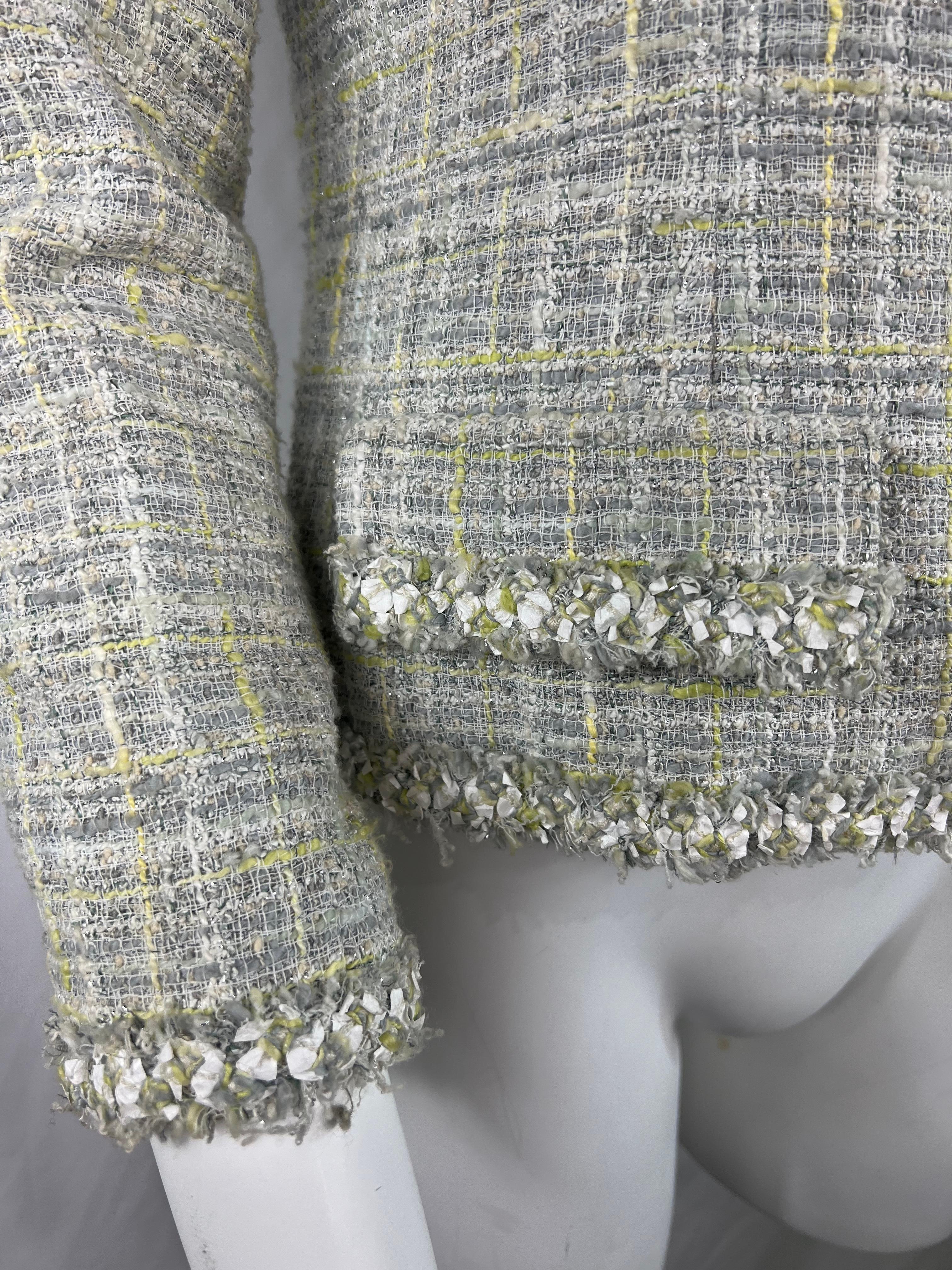 chanel tweed jacket vintage