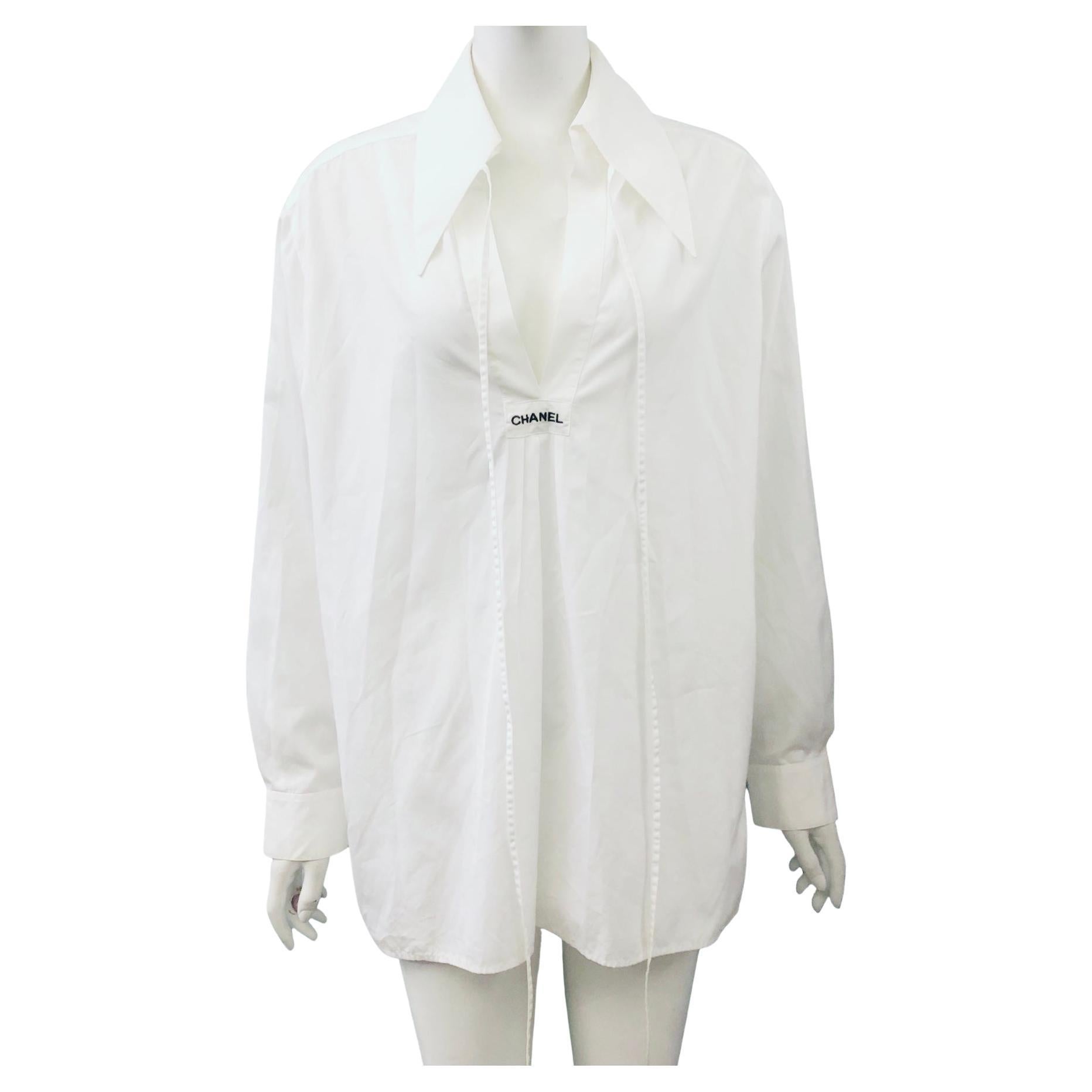 Tổng hợp với hơn 79 về chanel white collar shirt - cdgdbentre.edu.vn