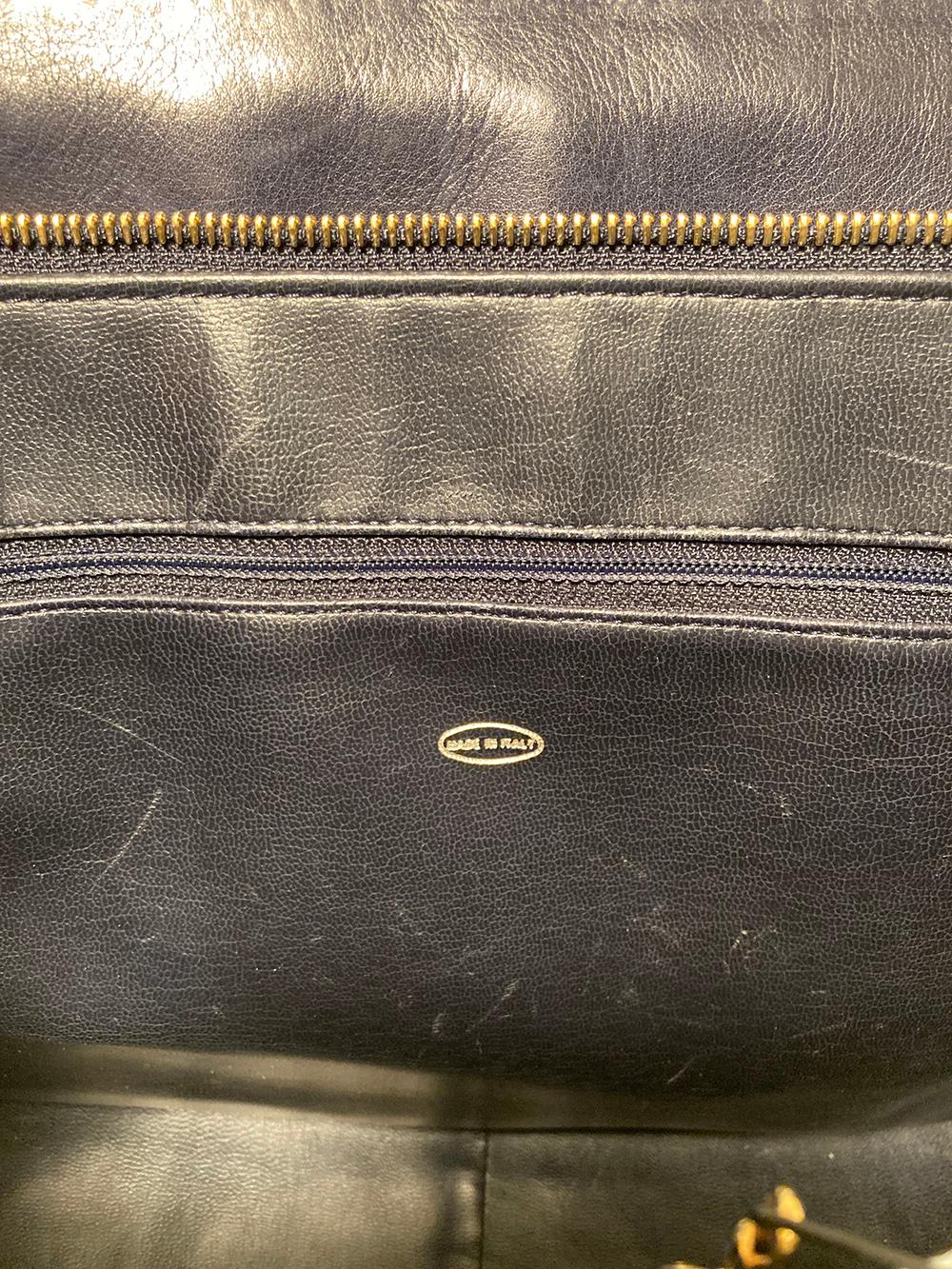 Vintage Chanel Woven Raffia and Leather Shoulder Bag Tote 5