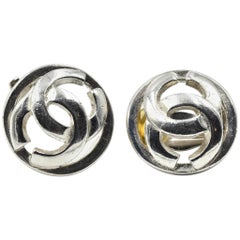 Vintage Channel CC Circle Earrings