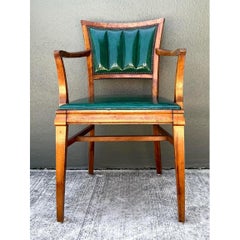 Vintage Channel Tufted Desk Chair