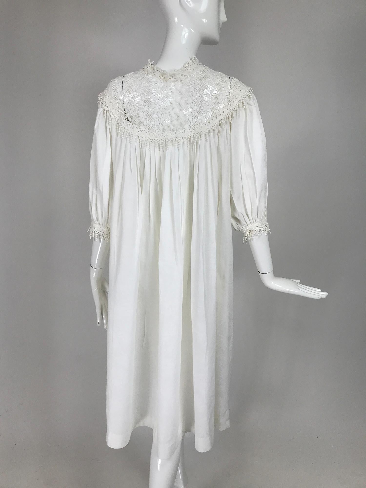 white peasant dress