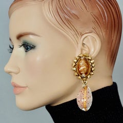 Vintage CHANTAL THOMASS Seashell Dangling Earrings