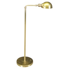 Vintage Chapman Adjustable Brass Pharmacy Apothecary Floor Lamp Dimmable Light