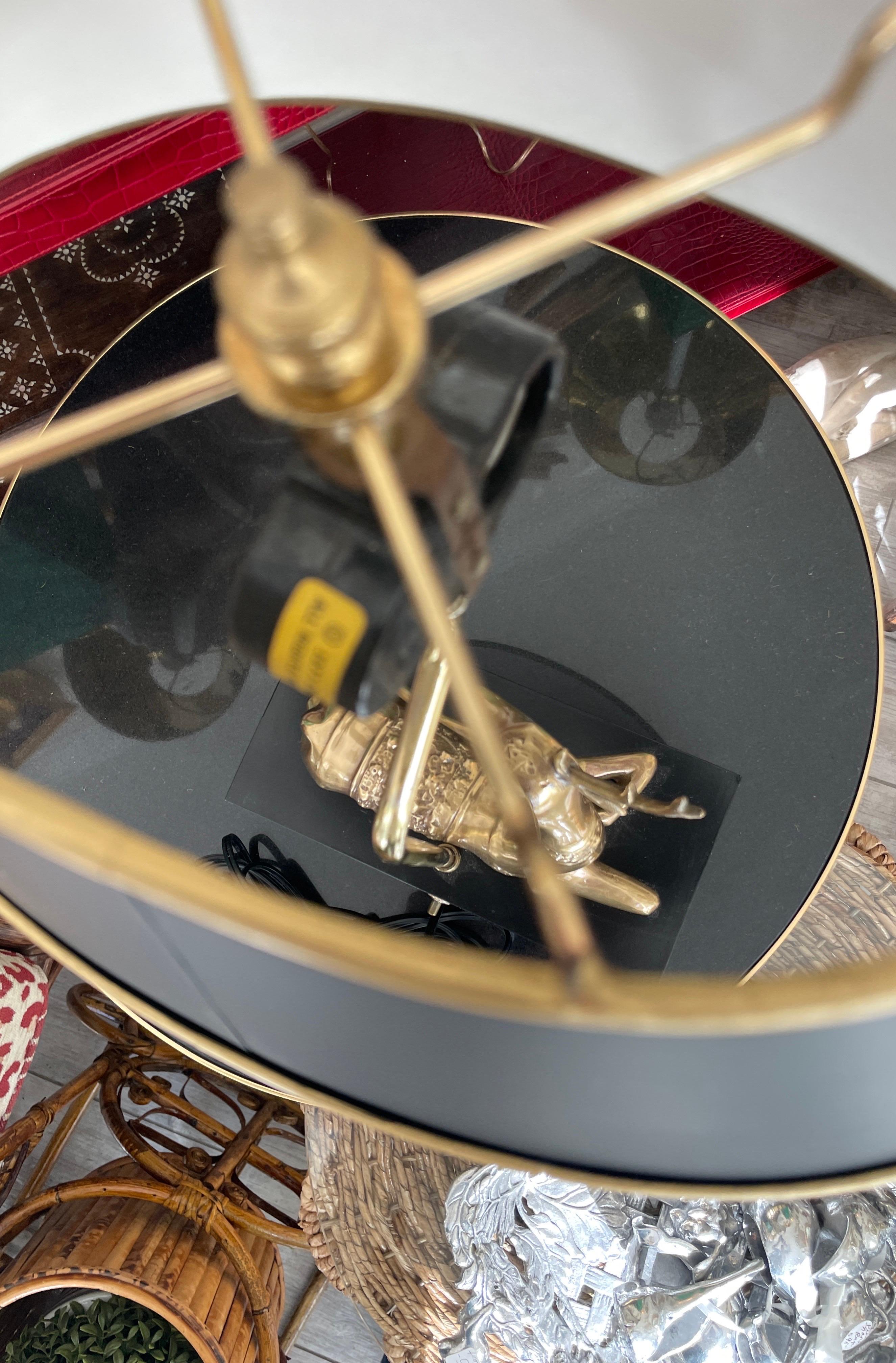 Laiton Lampe de bureau Vintage Chapman Brass Stag en vente