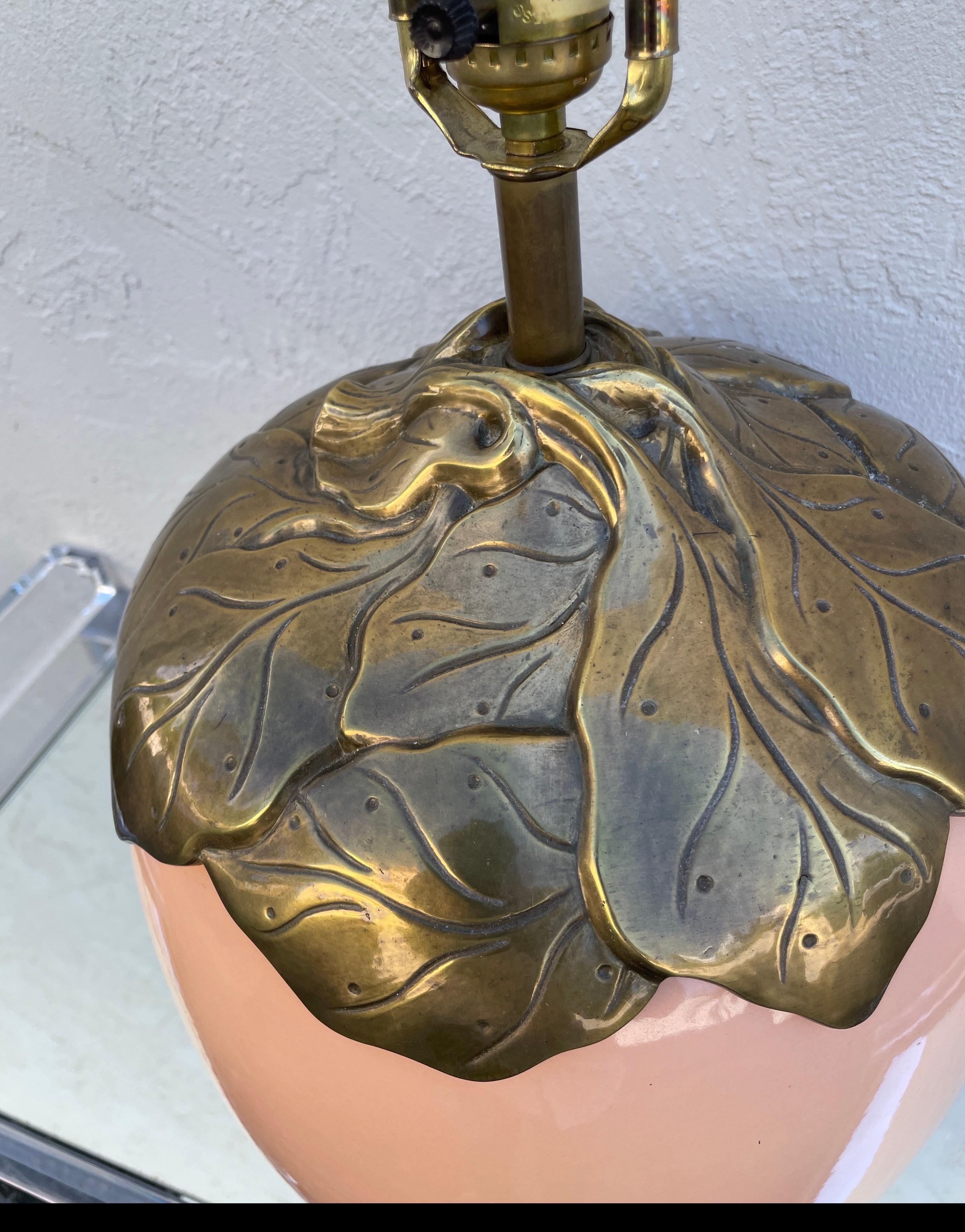 American Vintage Chapman Gourd Shaped Table Lamp For Sale