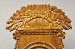 Vintage Chapman Longcase Grandfather Grandaughter Pine Wood Case Clock Spain