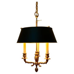 Lampe pendante en laiton massif Bouillotte Vintage Chapman