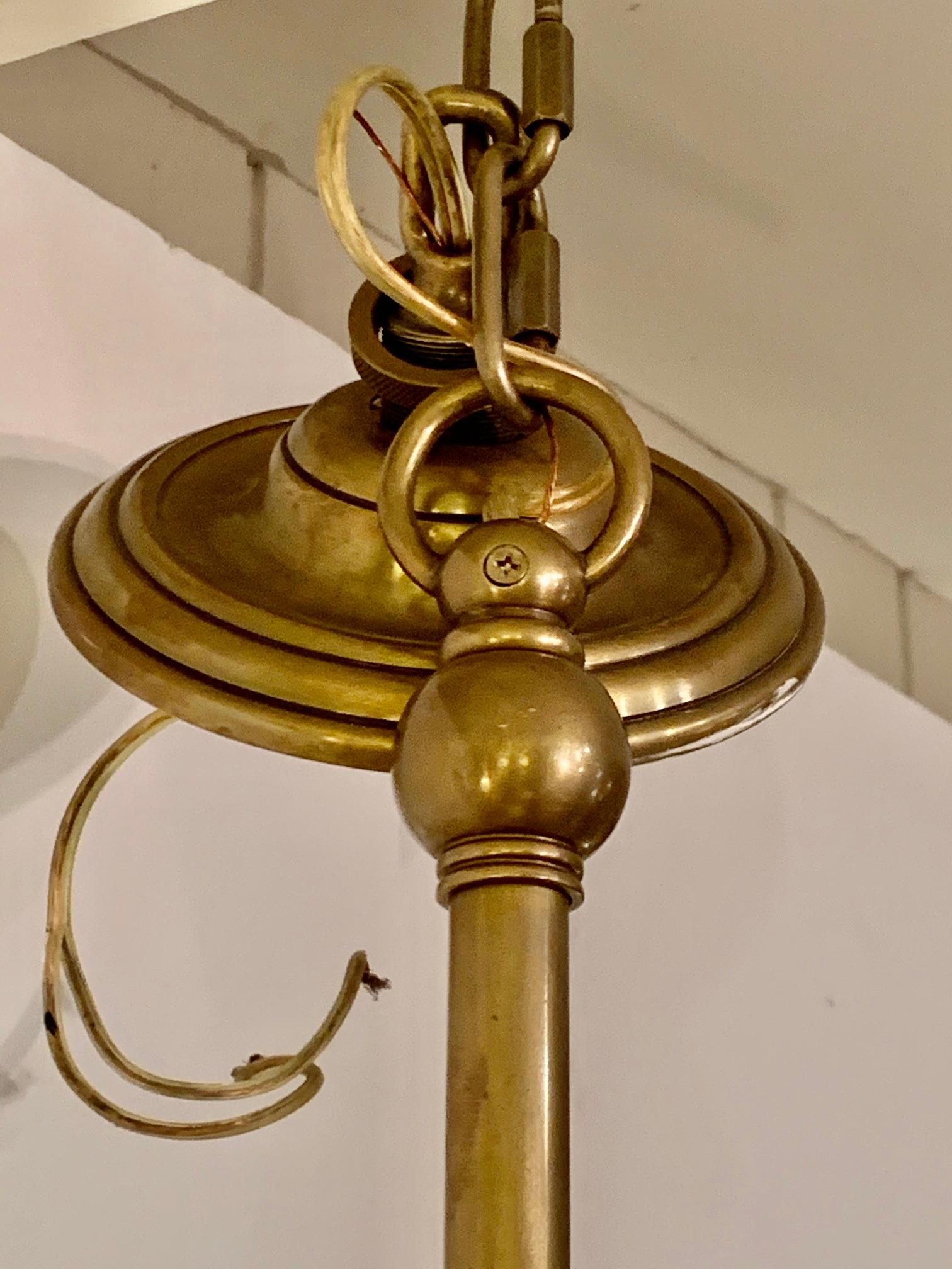brass chandelier vintage
