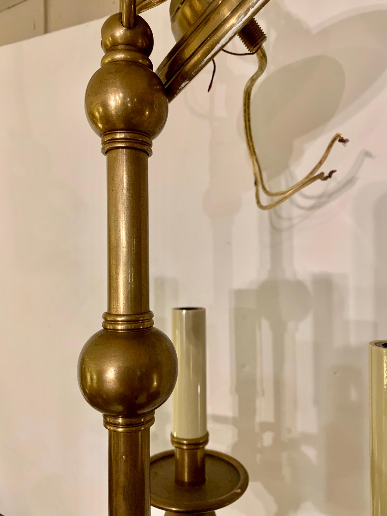 Vintage Chapman Solid Brass Medium Sized Chandelier 1