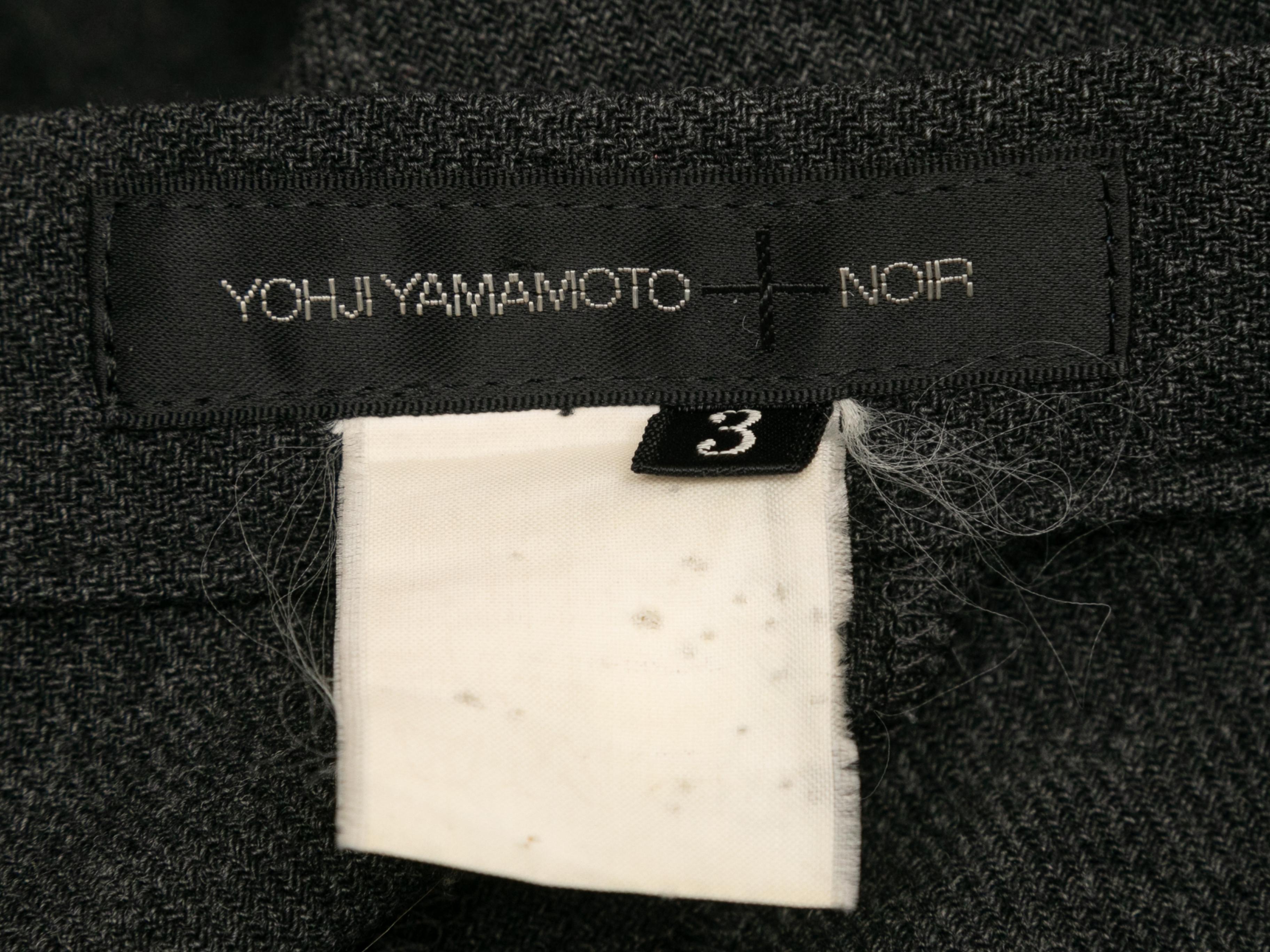 Vintage Yohji Yamamoto Noir Wool Maxi Gonna Suit Designer Taglia 3 1