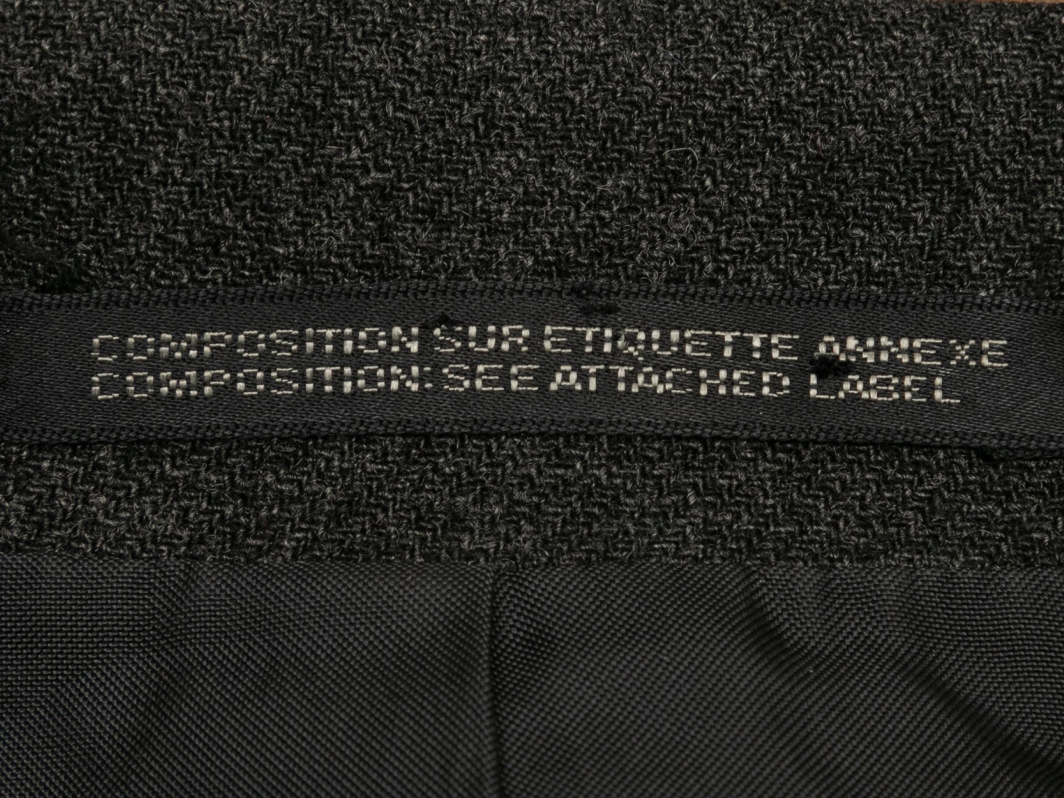 Vintage Yohji Yamamoto Noir Wool Maxi Gonna Suit Designer Taglia 3 2