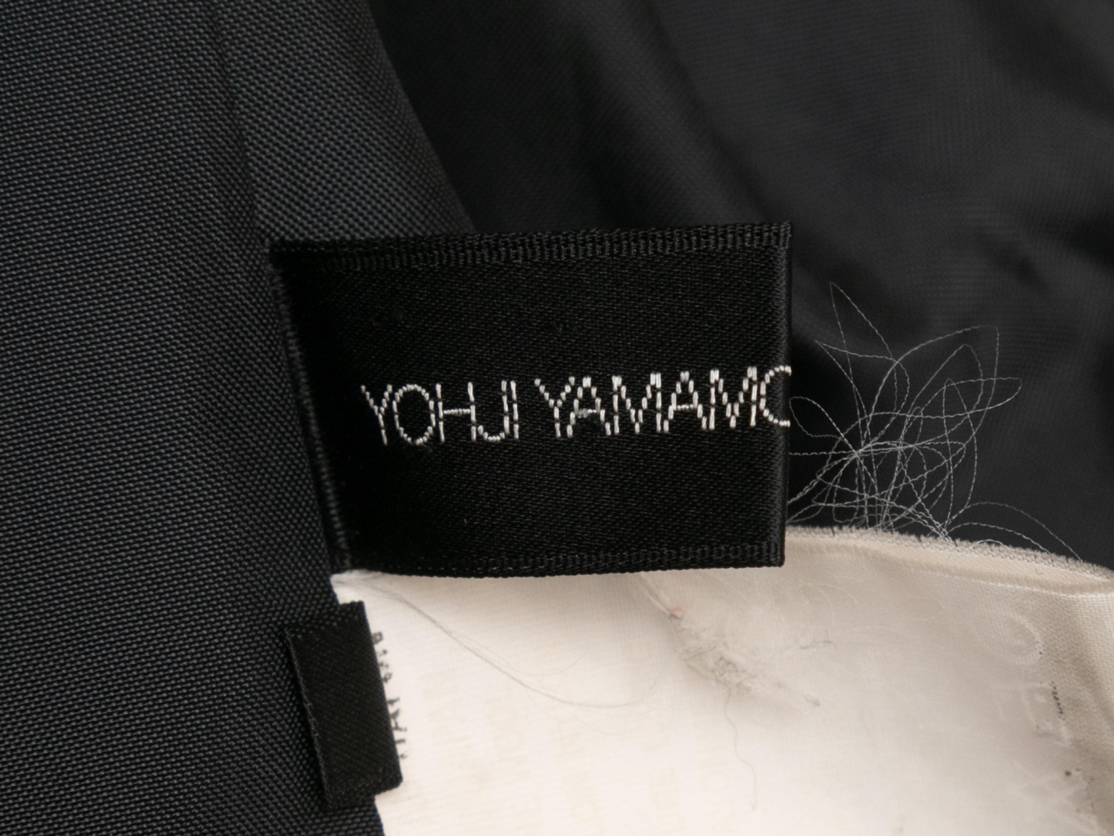 Vintage Yohji Yamamoto Noir Wool Maxi Gonna Suit Designer Taglia 3 3
