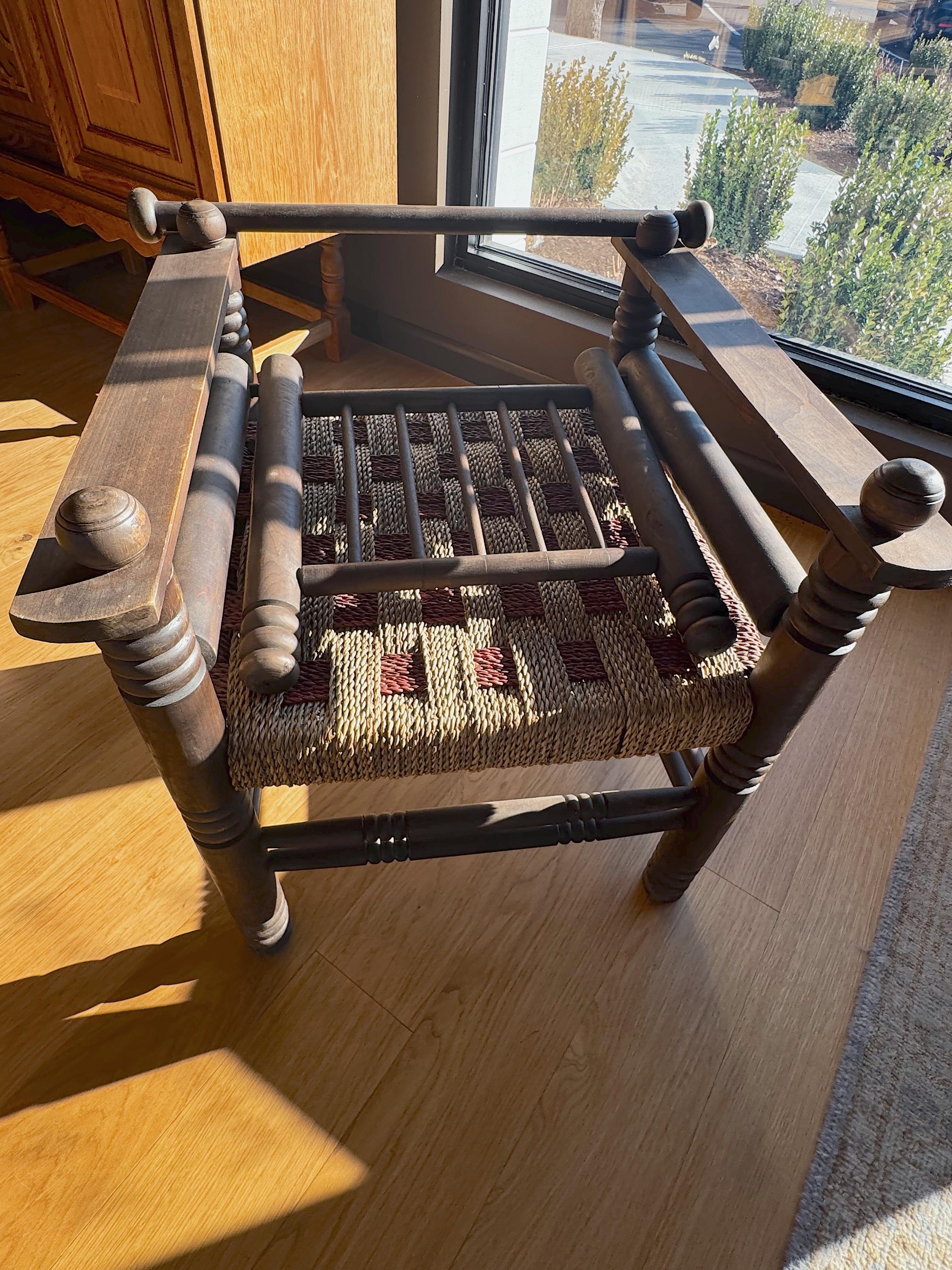 Français Chaise vintage attribuée à Charles Dudouyt en vente