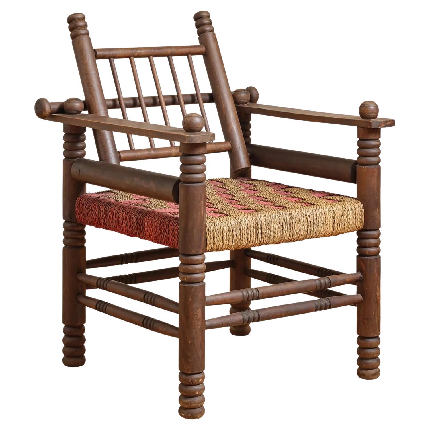 Vintage Charles Dudouyt Attributed Chair