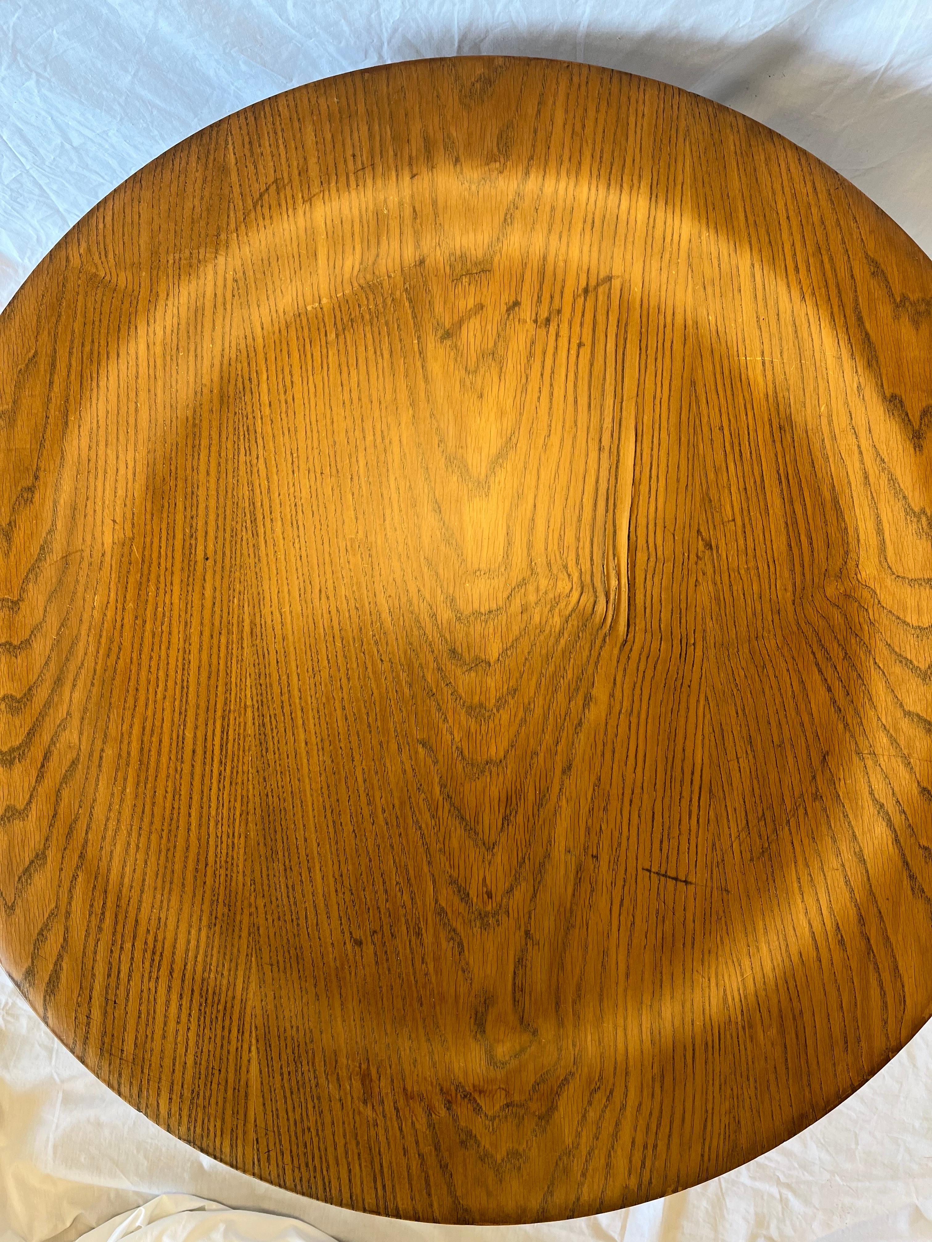 Table basse en contreplaqué moulé Charles Eames CTW Circa 1950's Label Verso 3
