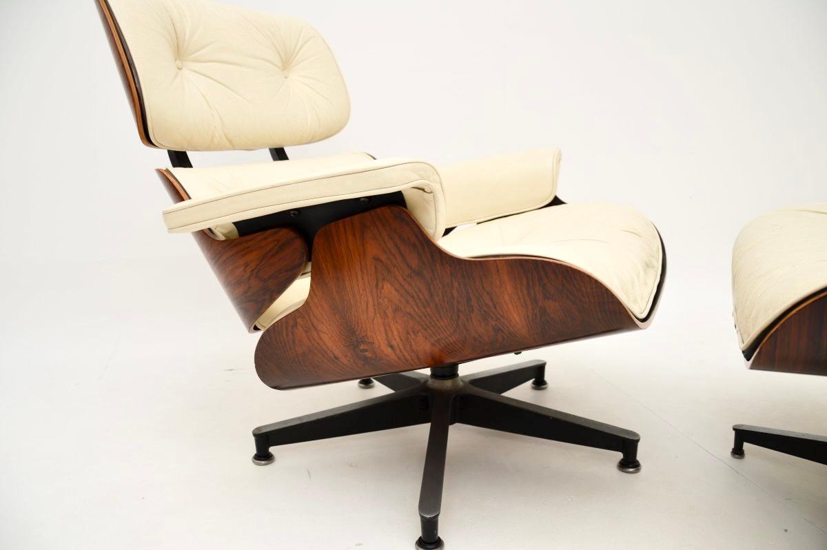 Vintage Charles Eames Lounge Chair and Ottoman by Herman Miller 4