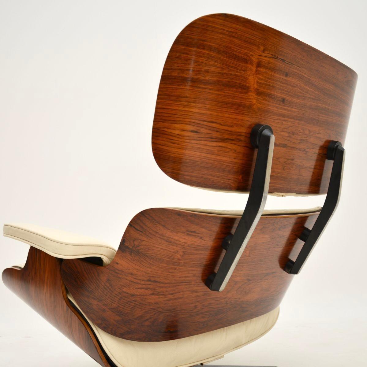 Vintage Charles Eames Lounge Chair and Ottoman by Herman Miller 6