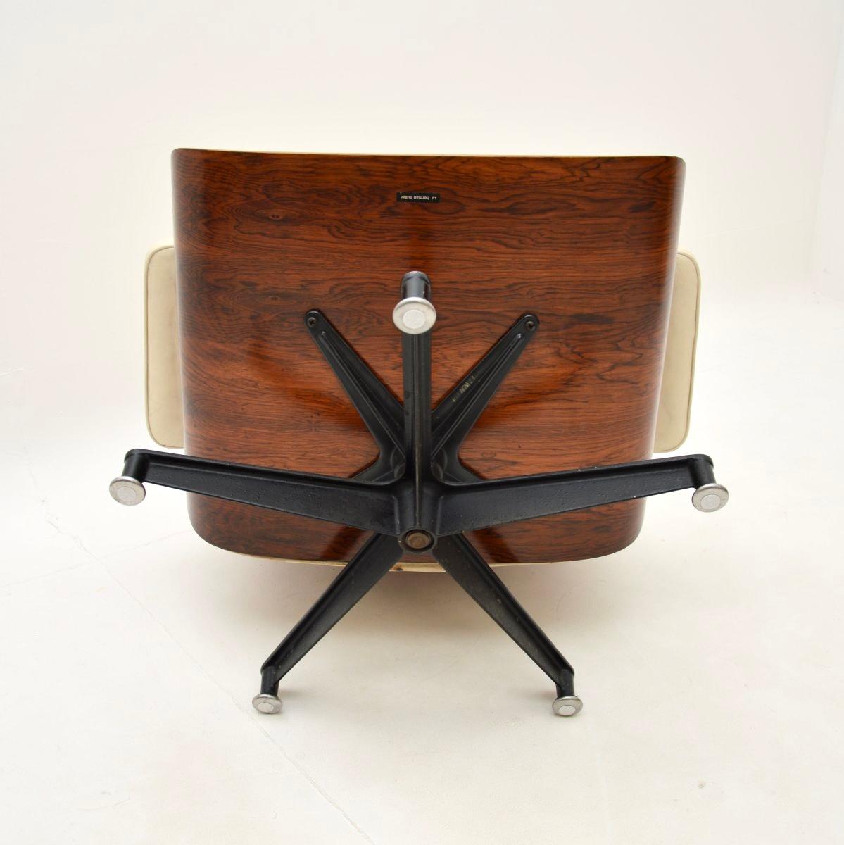 Vintage Charles Eames Lounge Chair and Ottoman by Herman Miller 8