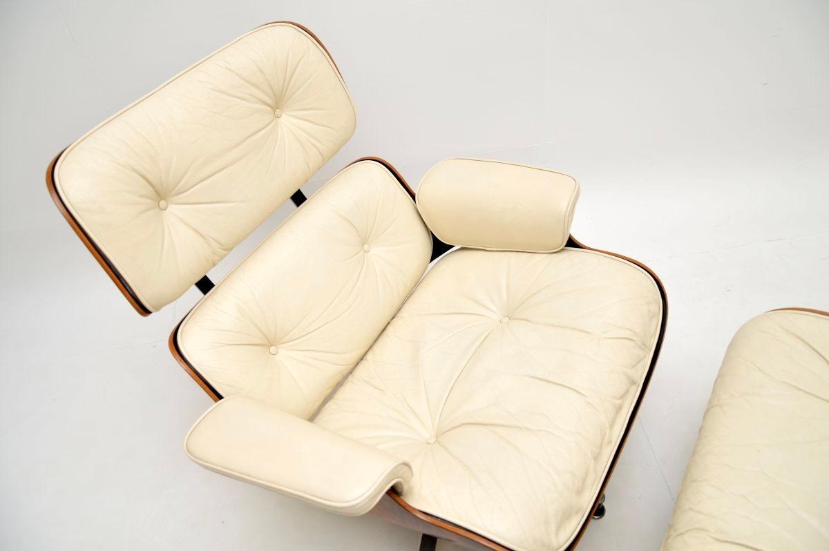 Vintage Charles Eames Lounge Chair and Ottoman by Herman Miller 2