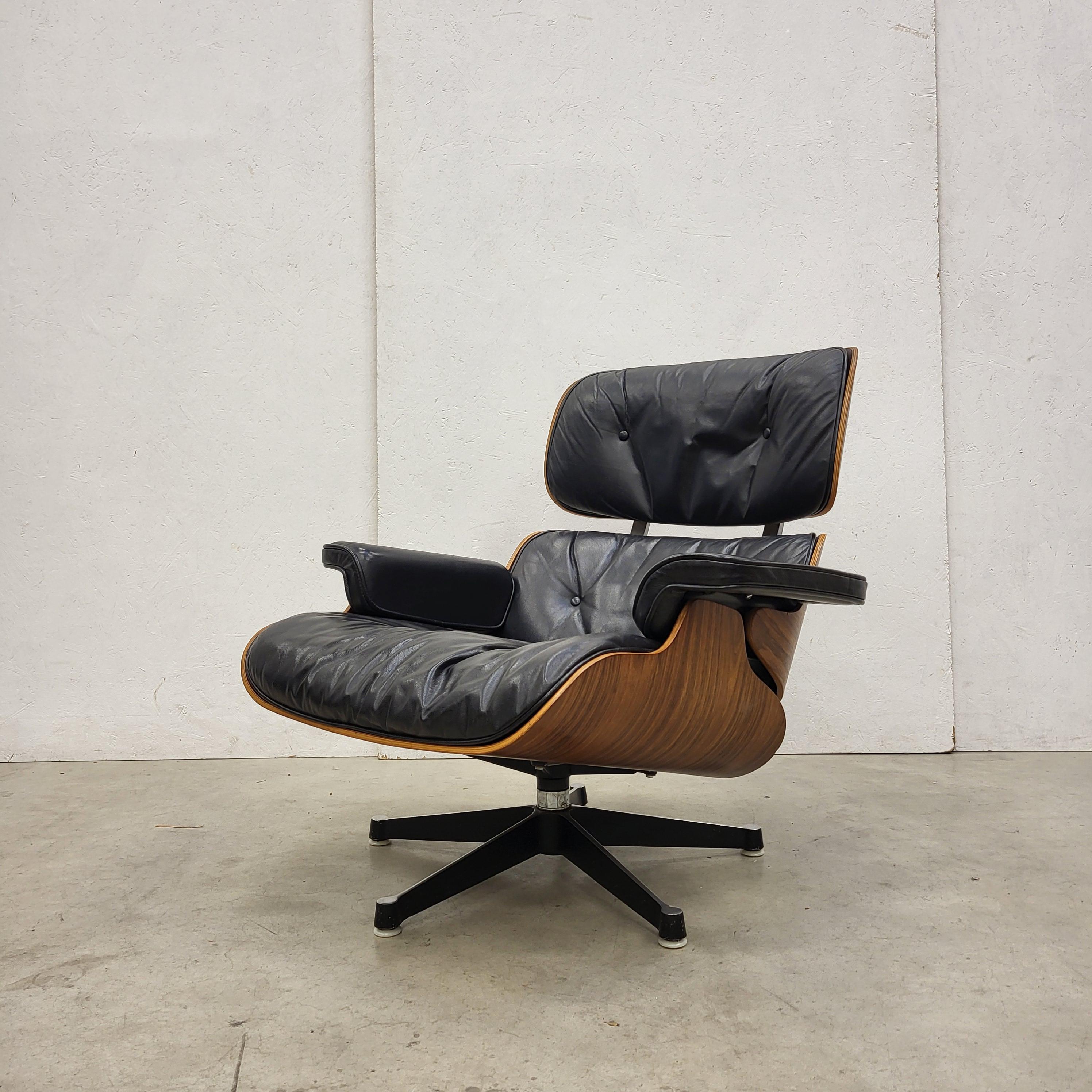 German Vintage Charles Eames Lounge Chair by Herman Miller 1964