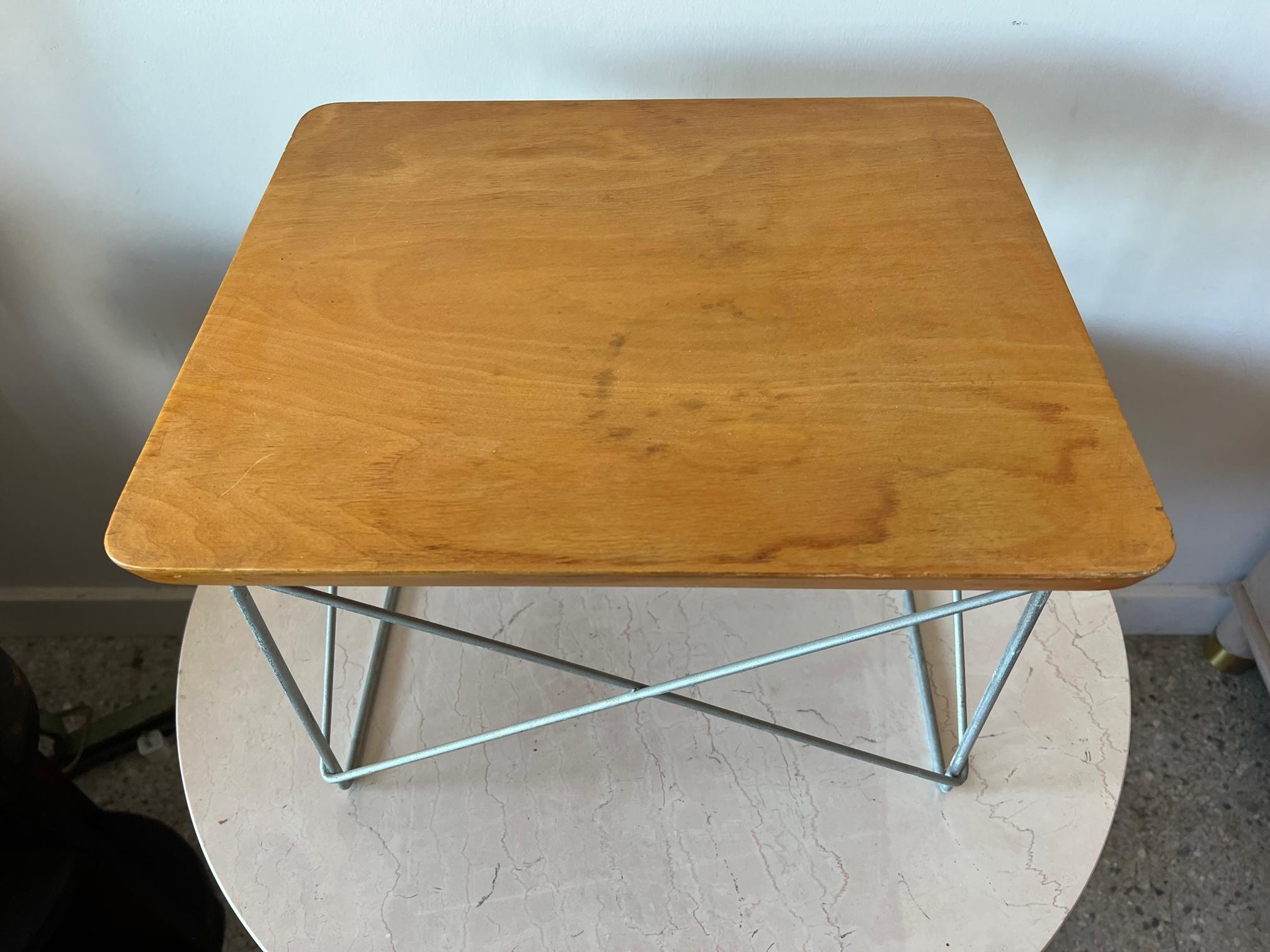 Mid-20th Century Vintage Charles Eames LTR Table Herman Miller For Sale