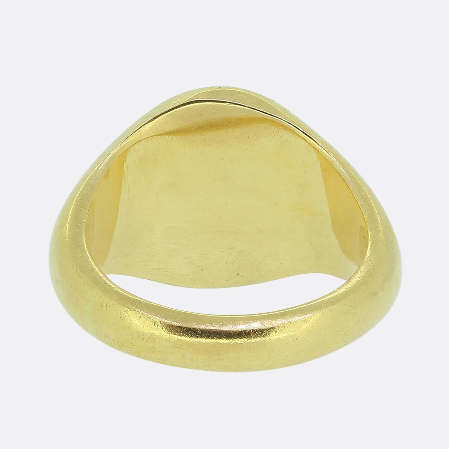 Women's or Men's Vintage Charles Green and Sons Phoenix Signet Ring